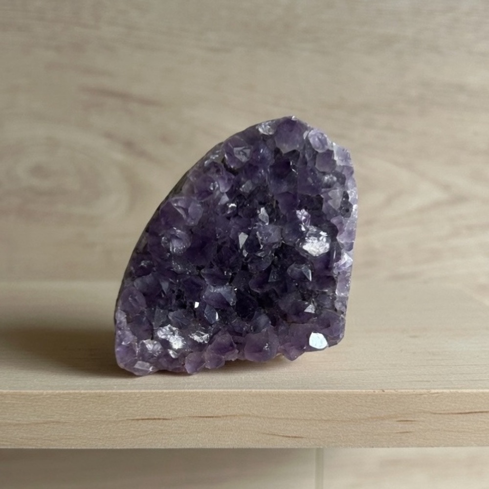 Amethyst Purple Crystal Geode, 2.5 inches tall